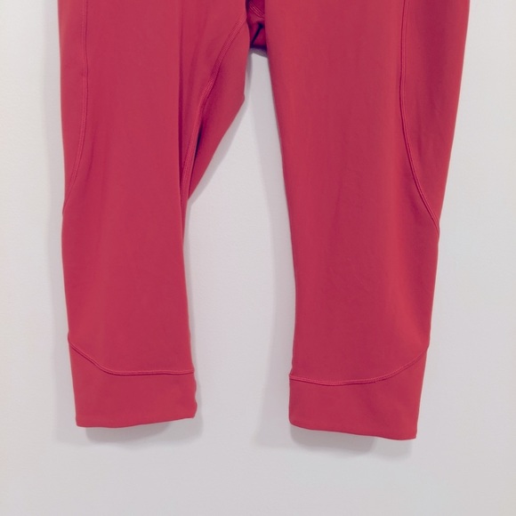 Lululemon In Movement Crop *Everlux 19" Vintage Rose 12 - Picture 9 of 16